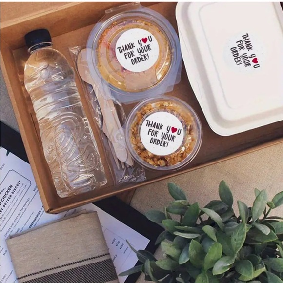 (34) Roll of 500 “Thank You for Your Order” 1” Stickers for Retailers - Picture 9 of 10